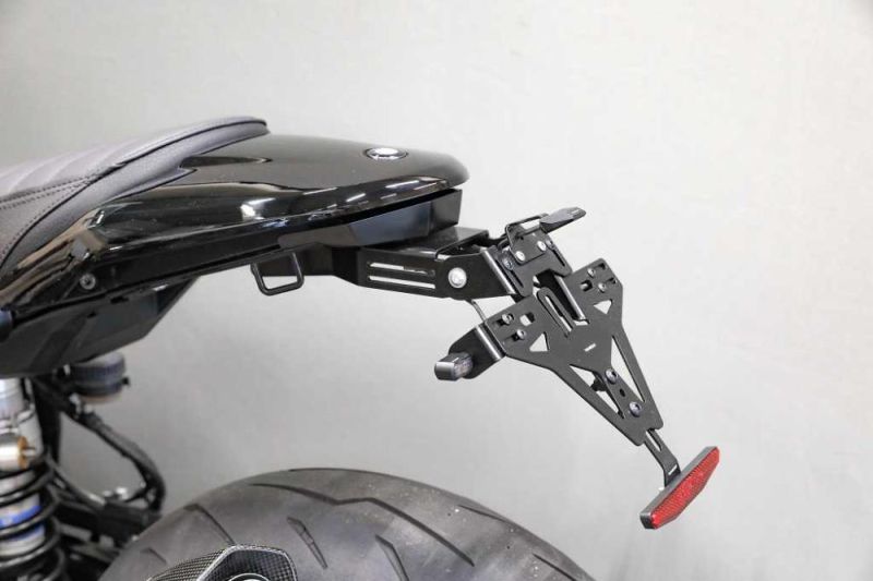 BMW R nineT 13- Adjustable licence plate holder Akron-RS Pro